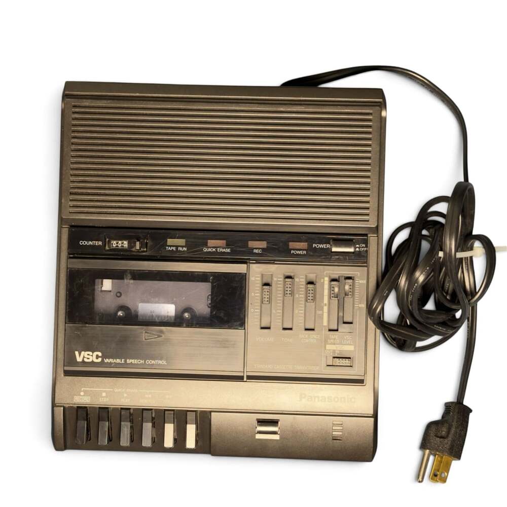 Panasonic RR-830 VSC Standard Cassette Tape Transcriber